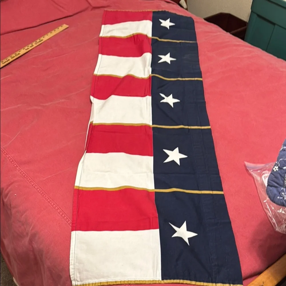 Springs Curtain Valance Red White & Blue Star Pattern Valance Curtain